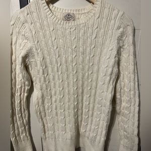 St Johns Bay Crew Neck Cream Sweater
